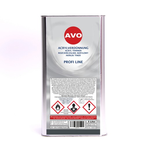 Avo liter acrylverdünnung - avo,